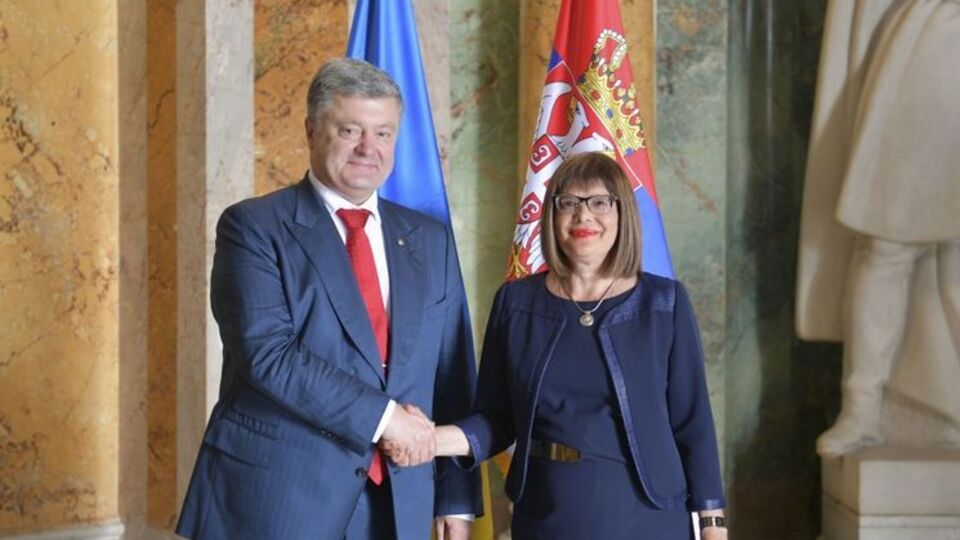 Порошенко зустрівся з Гойкович