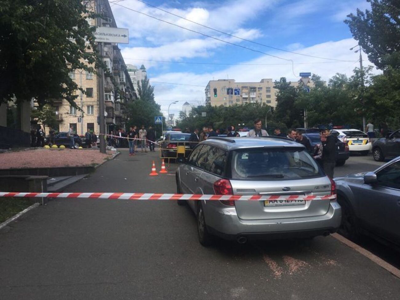 Місце злочину перекрили