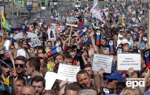 У Росії тривають маніфестації проти підвищення віку виходу на пенсію