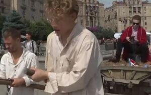 Активисты в Киеве пытались привлечь внимание общества к так называемому современному рабству