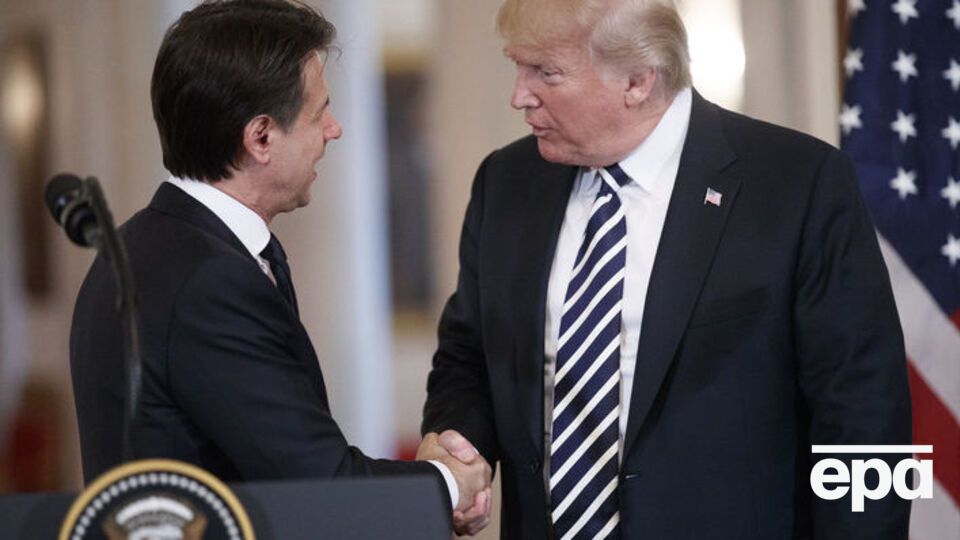 Трамп провел встречу с итальянским премьер-министром Конте