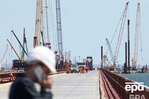 Міст через Керченську протоку, що з'єднує Крим і Краснодарський край Росії, відкрили у травні 2018 року