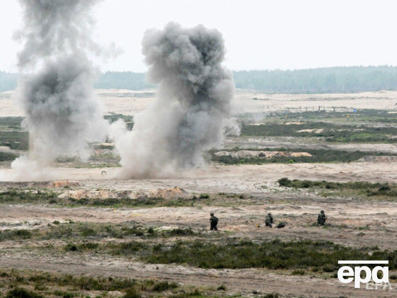 Инцидент произошел на полигоне в 5.55