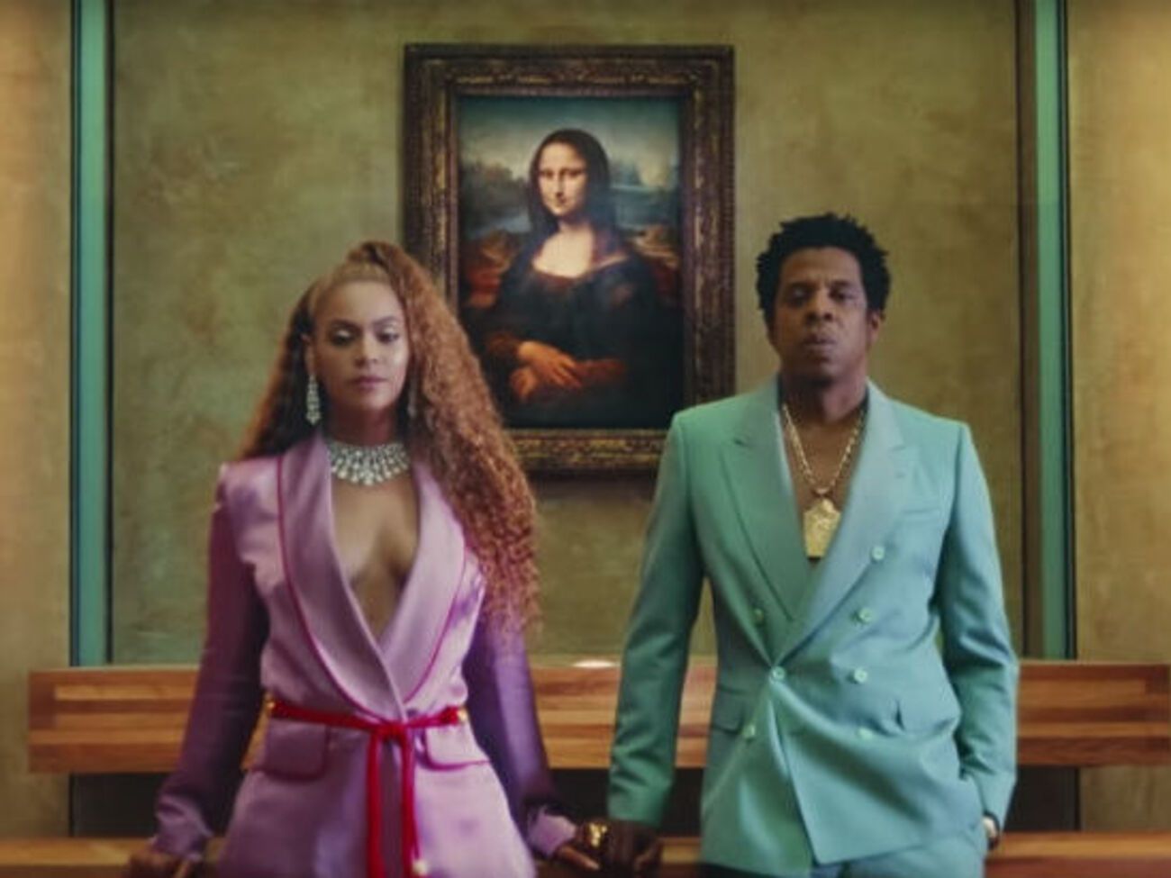 Бейонсе и Джей Зи сняли ролик в Лувре