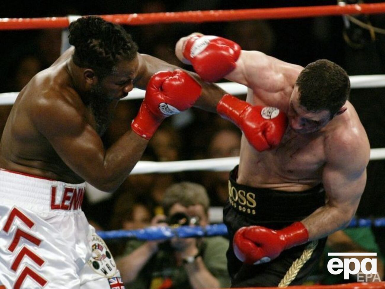 Льюис и Кличко встречались в ринге в 2003 году
