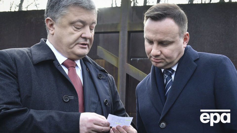 Киев предлагал Варшаве организовать совместное мероприятие для Порошенко и Дуды