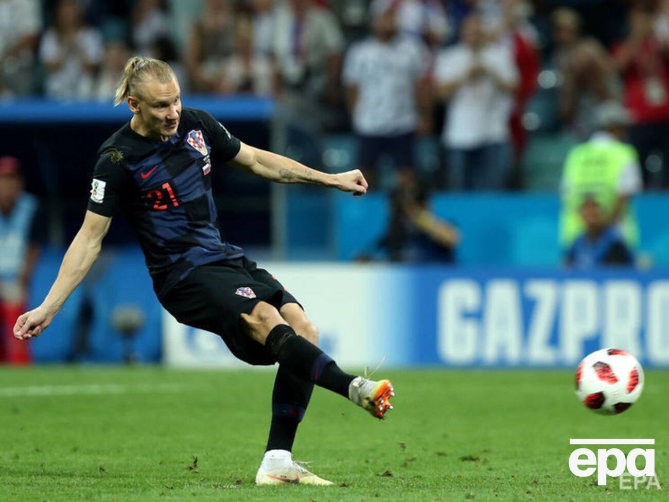 Вида забил гол в ворота сборной России в добавленное время