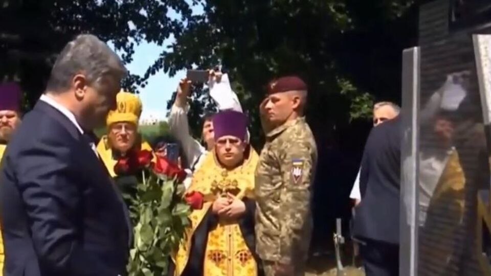 Порошенко взяв участь у молебні з українською громадою Польщі