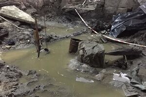 Участок на Почтовой площади, где работали археологи, подтопило в ночь на 9 августа