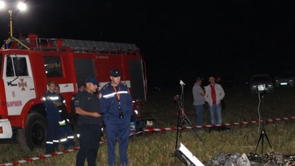 В Тернопольской области упал мотодельтаплан