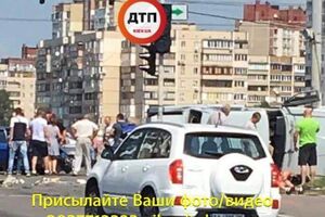 Все пострадавшие в результате аварии в Киеве оказались пассажирами столкнувшихся автомобилей