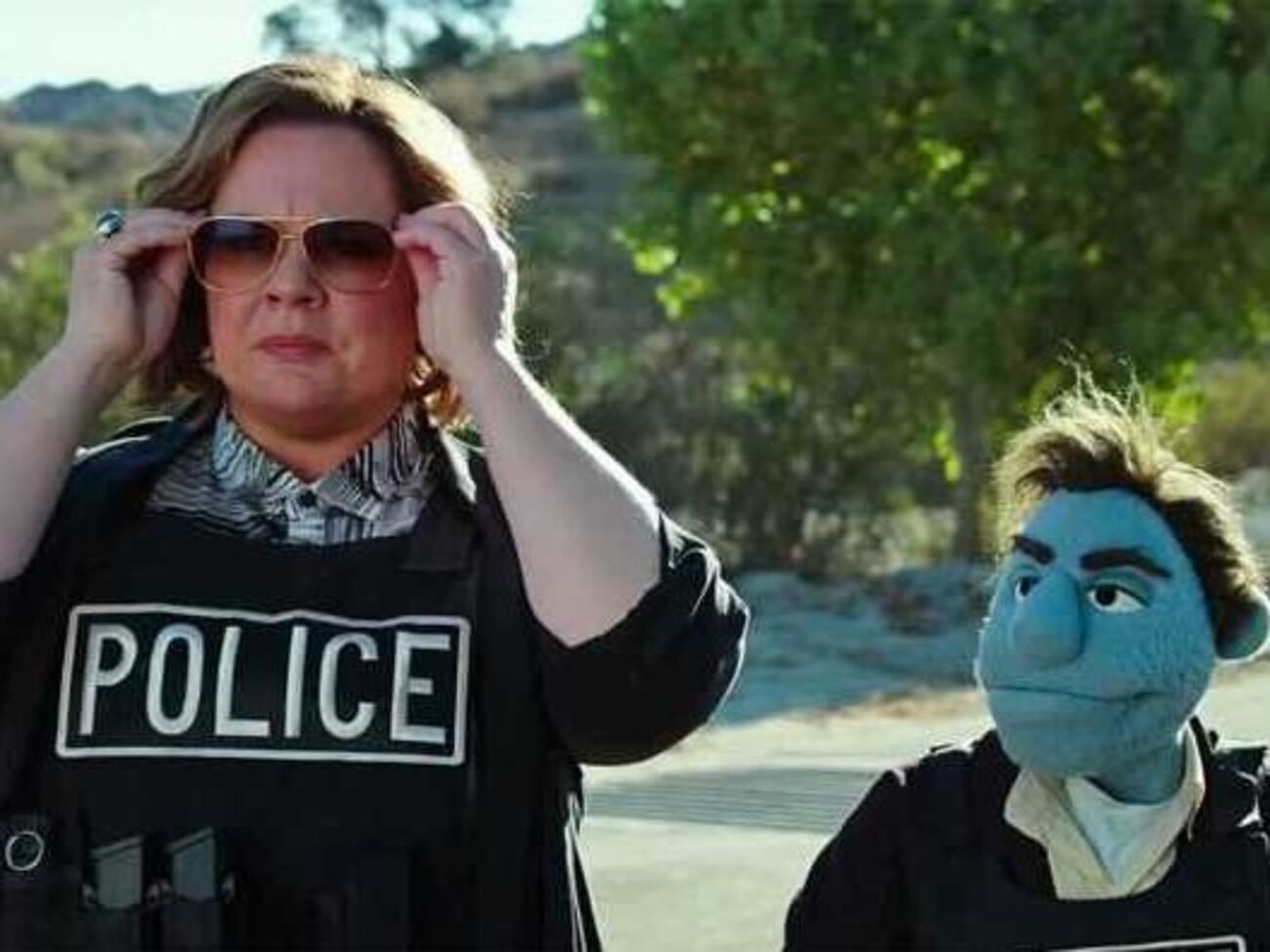 Головні герої – жінка-поліцейський і лялька-детектив