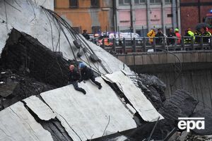 Мост в Генуе обрушился в полдень 14 августа