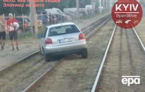 Водителя и пассажира Audi удалось задержать