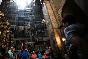 У Києві реставрують Софійський собор. Фоторепортаж
