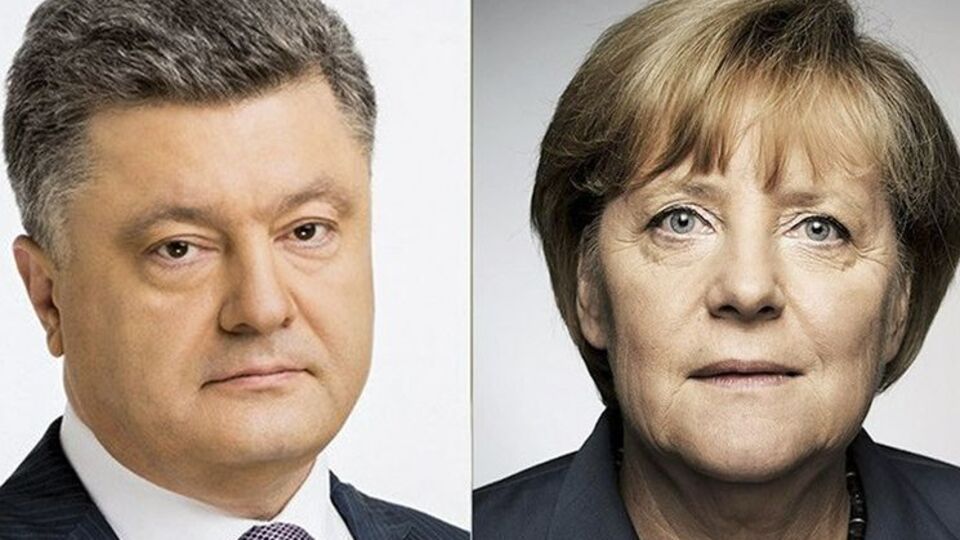 Порошенко здійснив телефонну розмову з Меркель