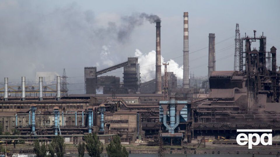 В Мариуполе расположено крупное металлургическое предприятие "Азовсталь"