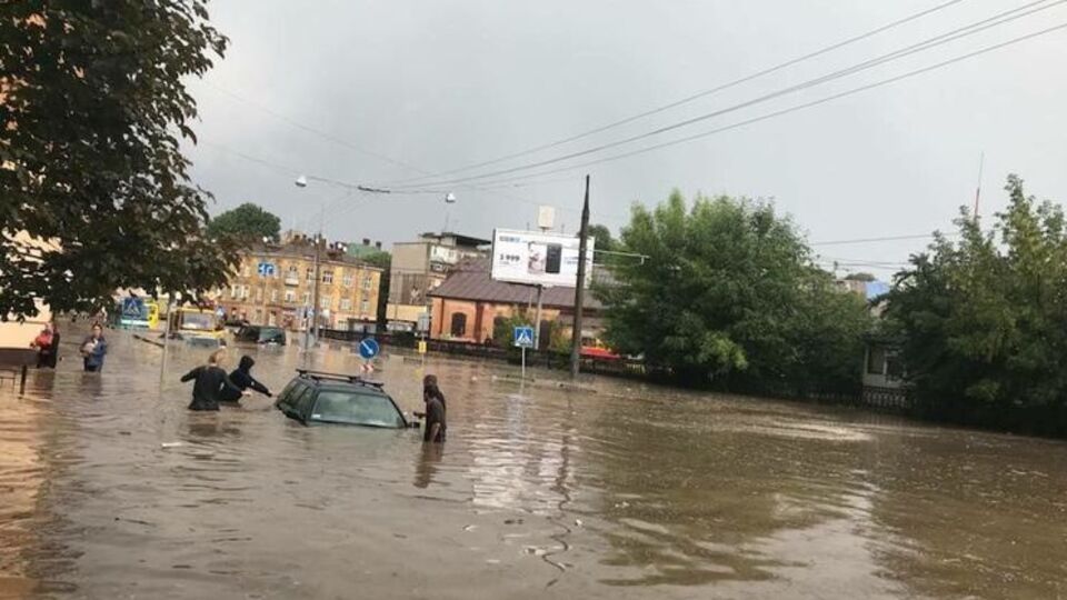 В городе оказались подтопленными ряд улиц