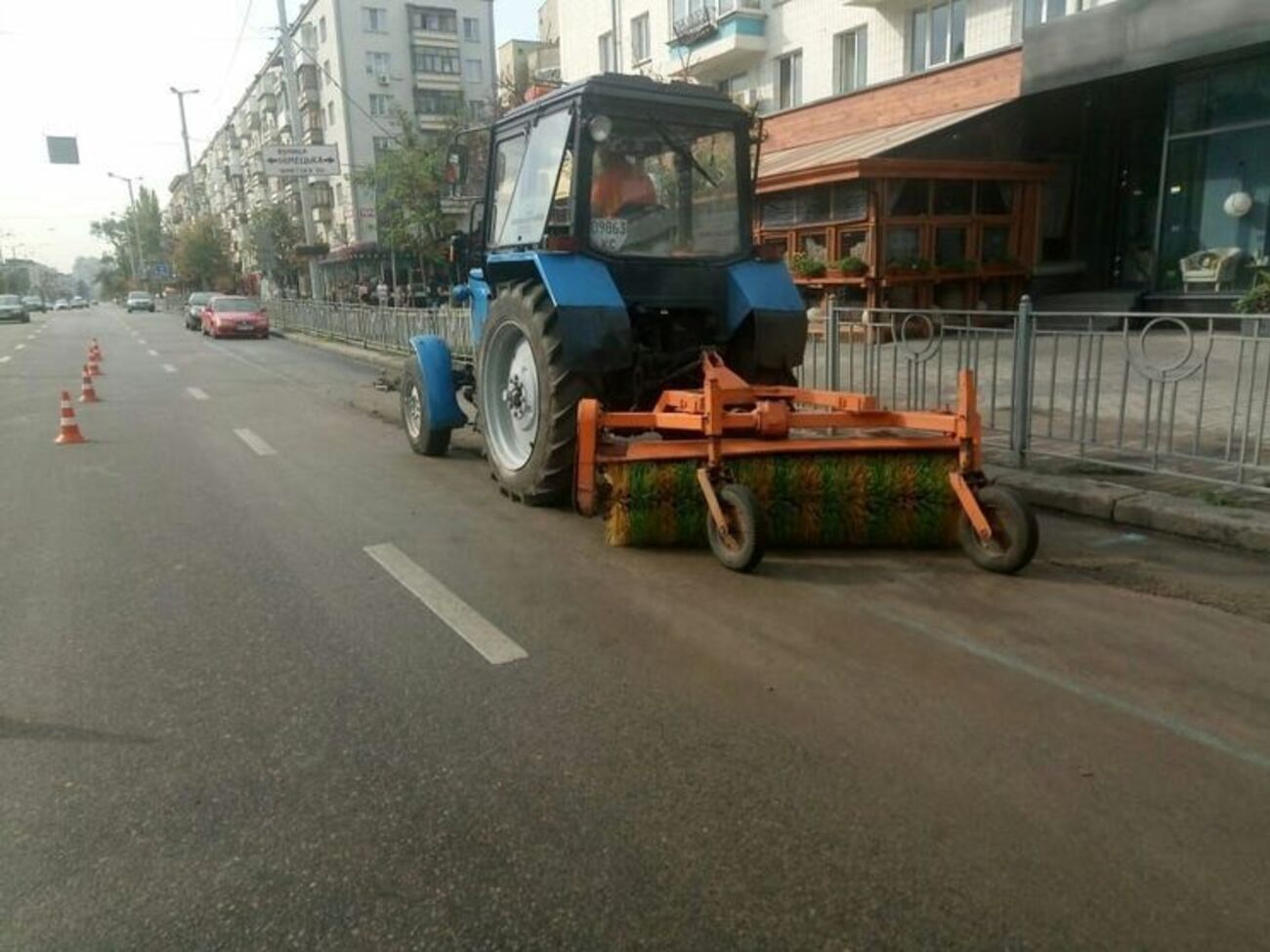 Подтопленный Киев расчищают после грозы и дождя. Фоторепортаж