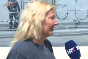 Спасенная британка назвала моряков из Хорватии "замечательными парнями"