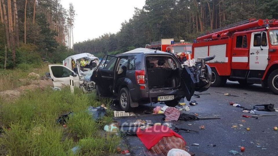 Аварія сталася на Новоірпінській трасі