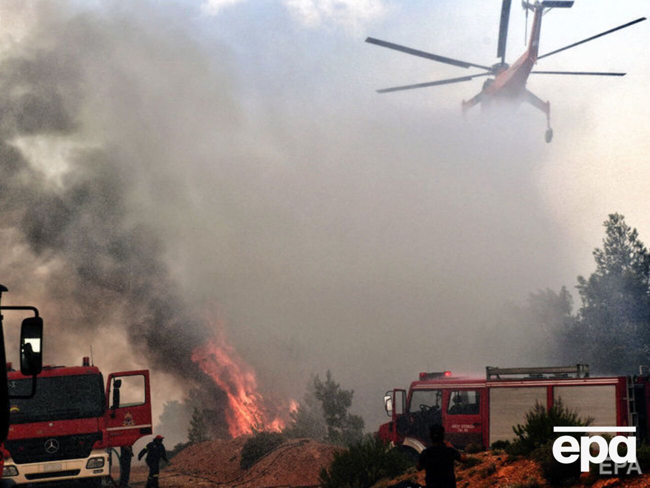91 людина загинула внаслідок лісових пожеж у Греції