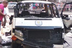 На підірваній машині було нанесено логотип батальйону "Дніпро"