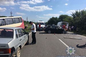 Авария произошла в 15.00 возле села Утконосовка