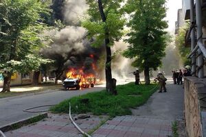 О причинах пожара в ГСЧС не сообщили