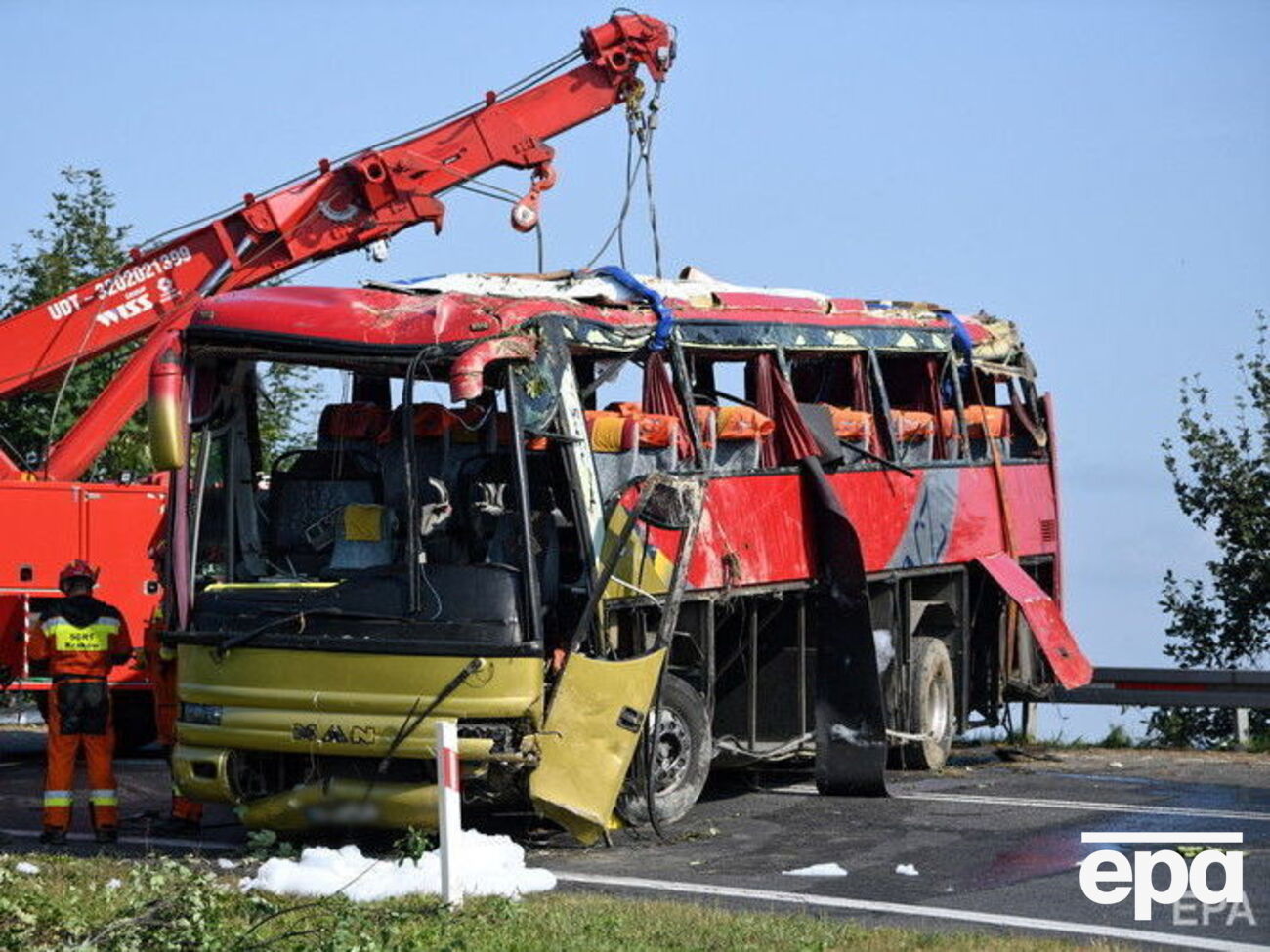 Загалом в автобусі їхало 54 людини
