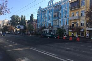 Улицу Антоновича в Киеве подтопило 18 августа