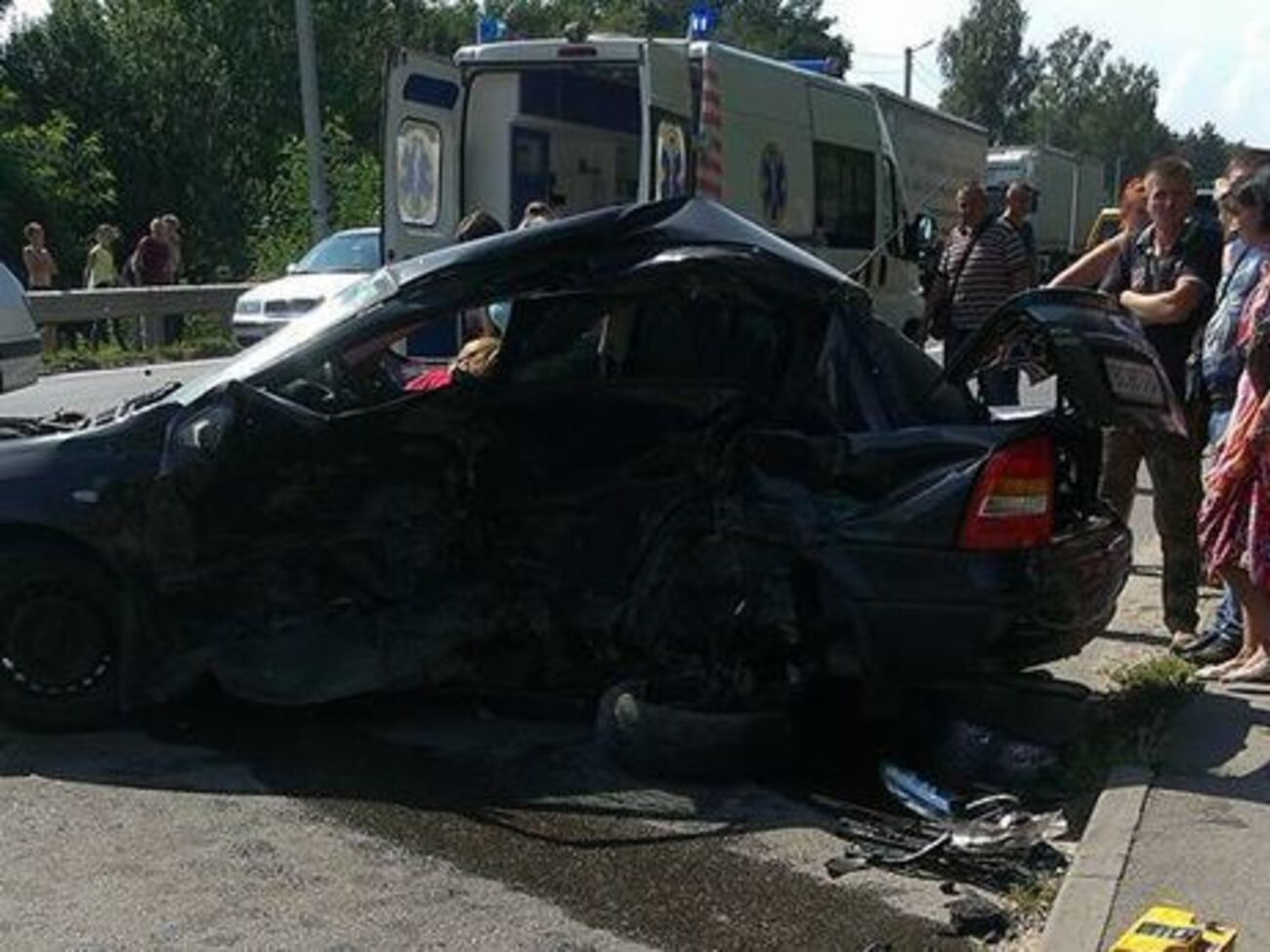 Аварія з участю автомобіля бізнесмена Димінського сталася 18 серпня 2017 року