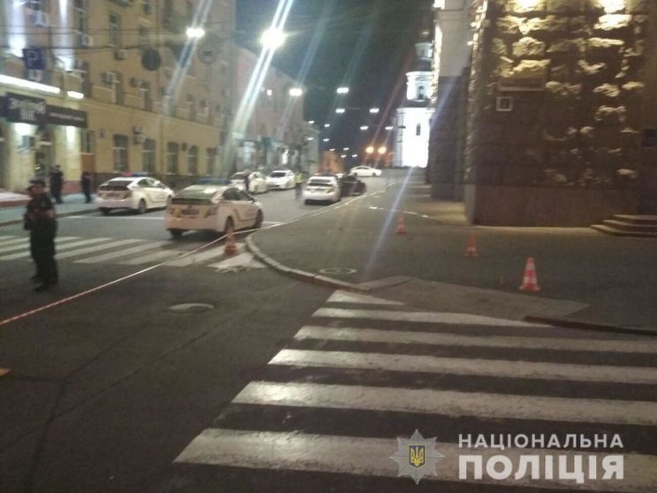 У ніч на 20 серпня в Харкові біля центрального входу до міської ради сталася стрілянина