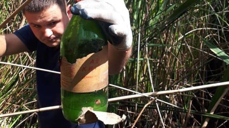 Гандзюк облили серной кислотой из бутылки