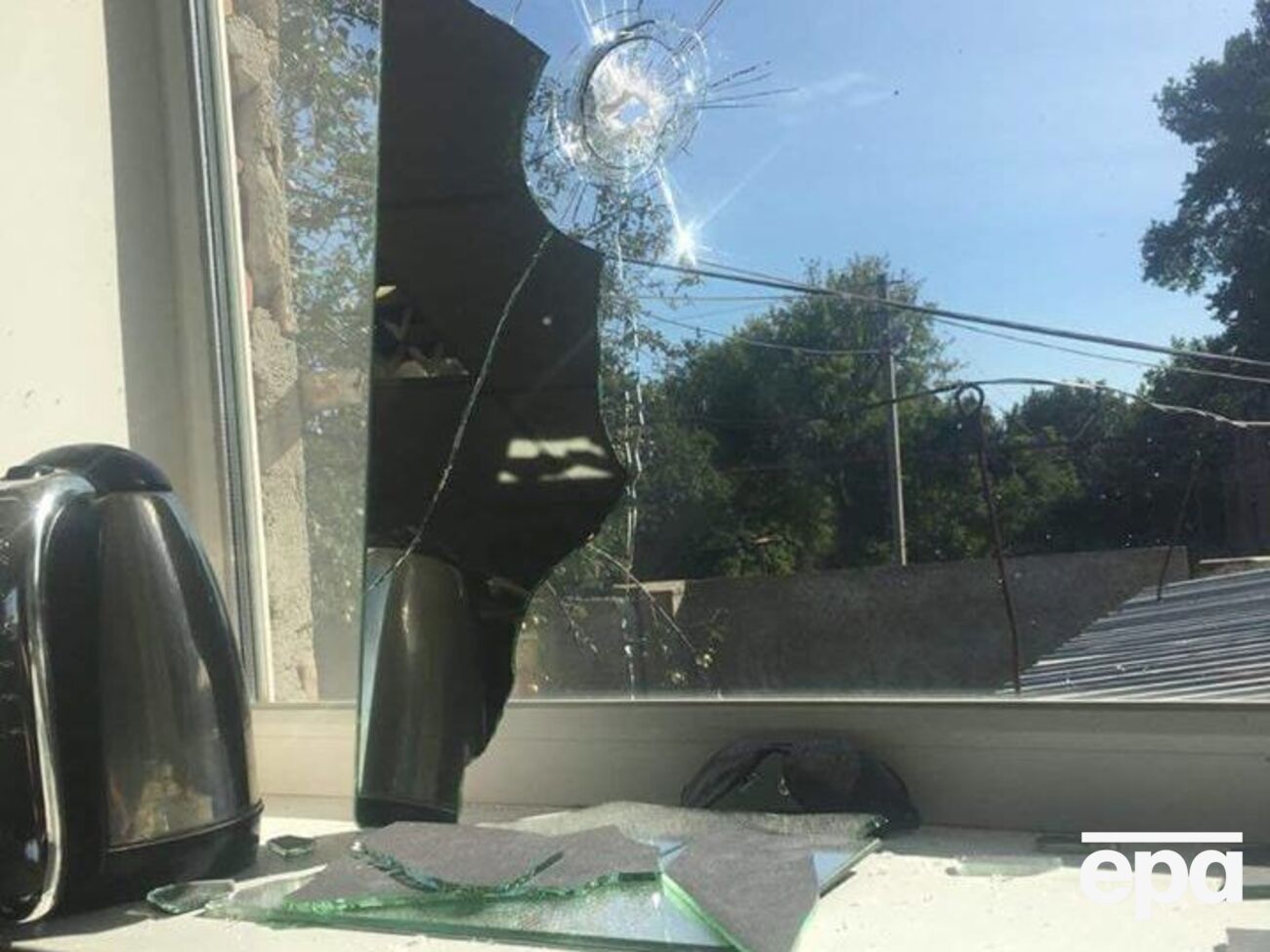 В результате обстрела никто не пострадал