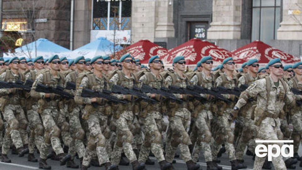 Парад відбувся на Майдані Незалежності та на Хрещатику