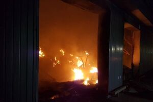 Пожар полностью ликвидировали в 2.40 25 августа