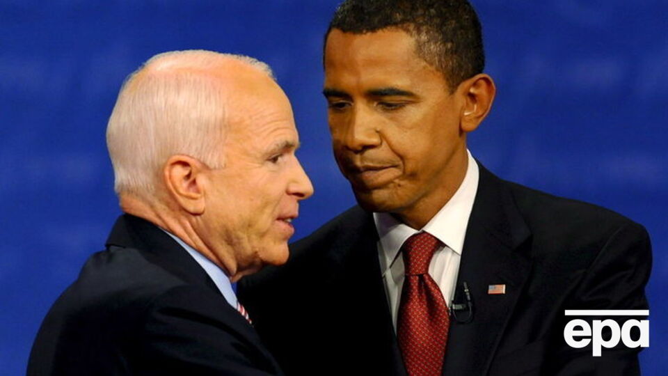 Маккейн был соперником Обамы на выборах в 2008 году