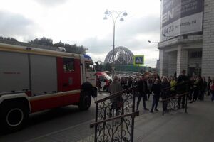 В здании сработала автоматическая пожарная сигнализация