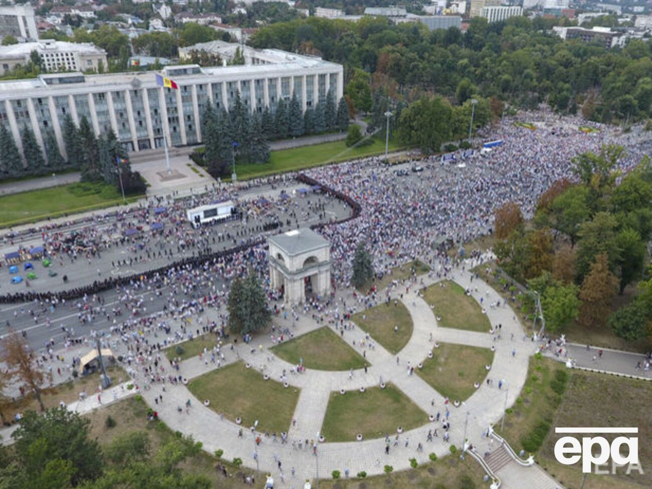 В Кишиневе прошла акция протеста