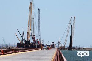 Список компаній, причетних до будування Кримського мосту, передано у РНБО України