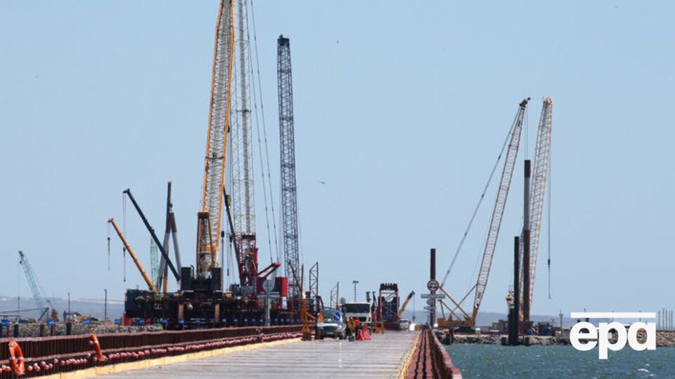 Список компаний, причастных к возведению Крымского моста, передан в СНБО Украины