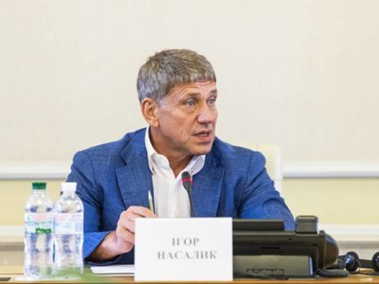 Кілька шахтарів усе-таки потрапили в зал, де проводили зустріч з Ігорем Насаликом, стверджує голова профспілки
