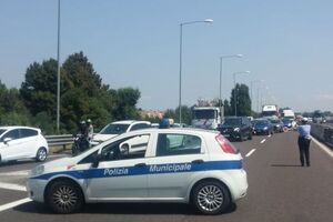 Инцидент произошел на кольцевой дороге