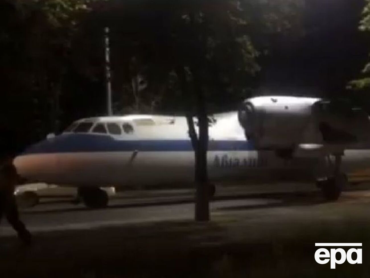 Самолет заметили на Воздухофлотском проспекте