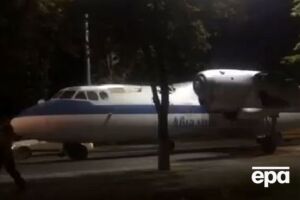 Самолет заметили на Воздухофлотском проспекте