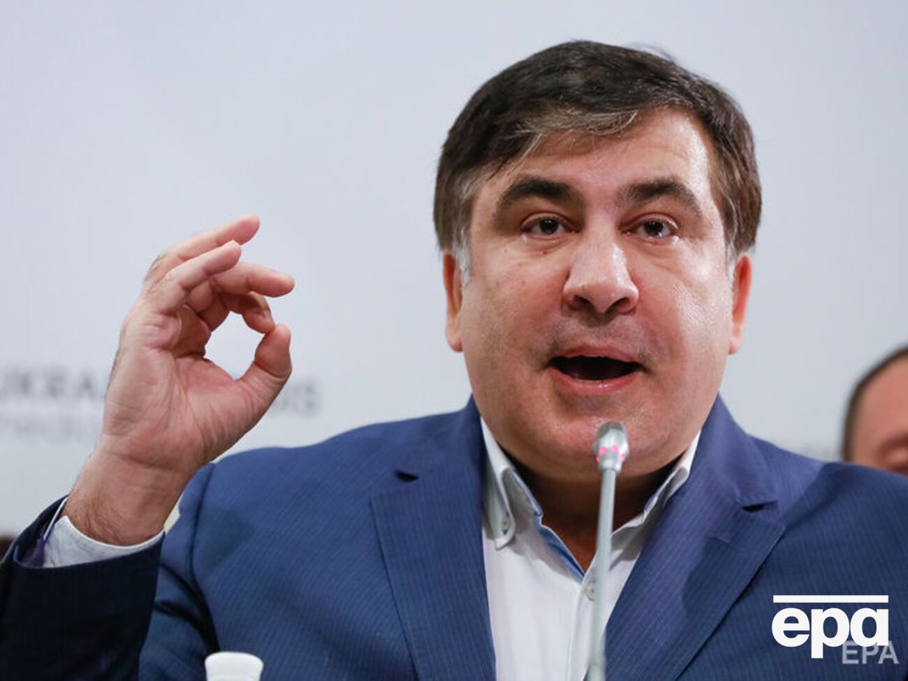 Саакашвілі (на фото) назвав Медведєва "нулем"