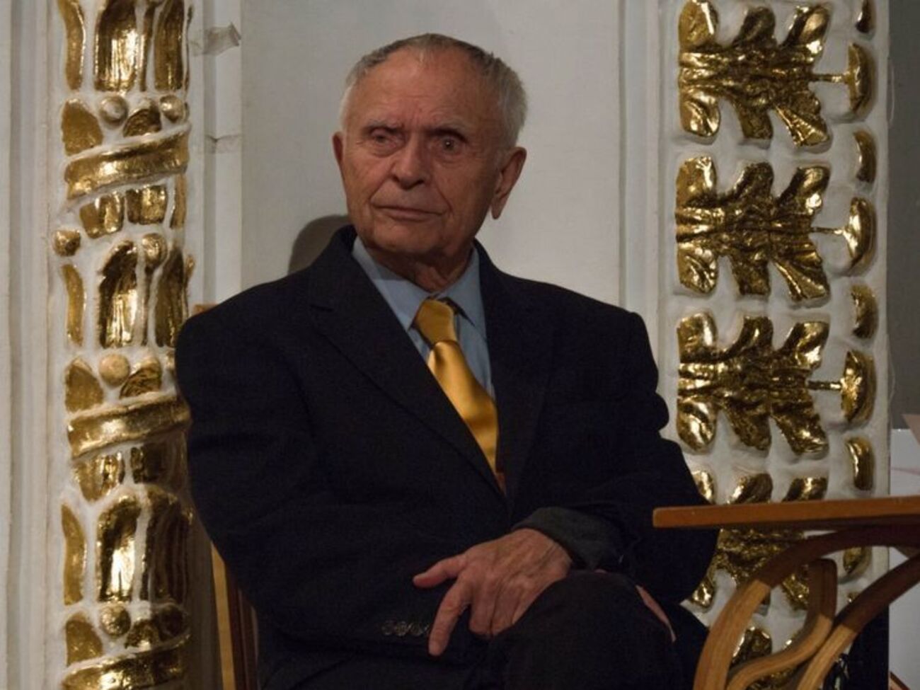 Павлычко (на фото) спросил: "Вам точно Ельцин нужен?"&nbsp;&ndash; вспоминает журналист