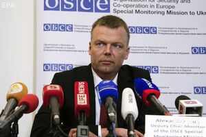 Хуг: Миссия ОБСЕ на Донбассе отметила четырехратное увеличение числа применений вооружений, которые должны быть отведены