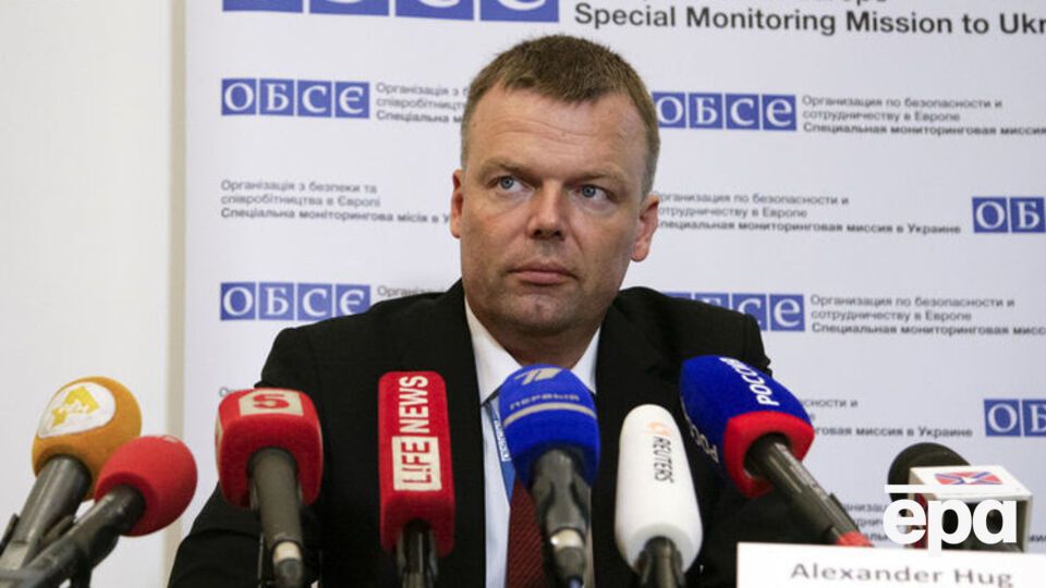 Хуг: Миссия ОБСЕ на Донбассе отметила четырехратное увеличение числа применений вооружений, которые должны быть отведены